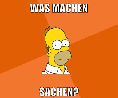 was machen sachen?