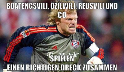 boatengsvili, özilwili, reusvili und co spielen einen richtigen dreck zusammen