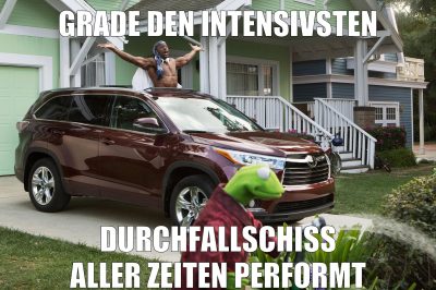 grade den intensivsten durchfallschiss aller zeiten performt