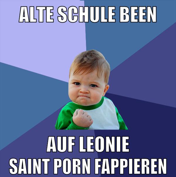 alte schule been auf leonie saint porn fappieren