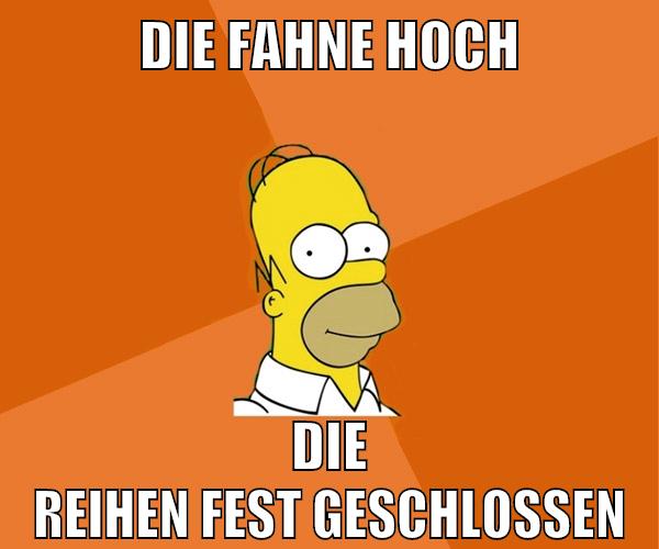 die fahne hoch die reihen fest geschlossen
