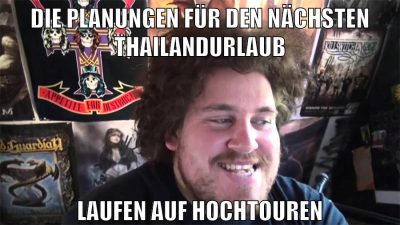 die planungen für den nächsten thailandurlaub laufen auf hochtouren