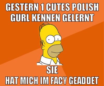 gestern 1 cutes polish gurl kennen gelernt sie hat mich im facy geaddet
