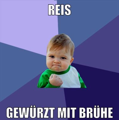 reis gewürzt mit brühe