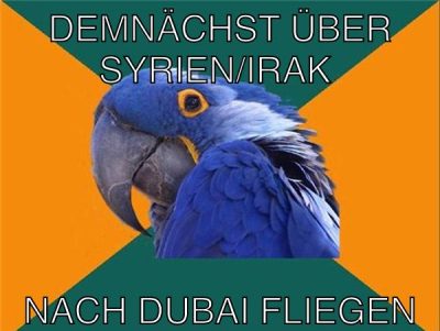 Demnächst über Syrien/irak Nach Dubai fliegen