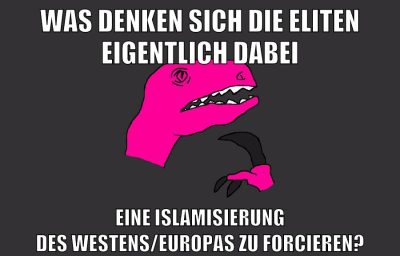 was denken sich die eliten eigentlich dabei eine islamisierung des westens/europas zu forcieren?