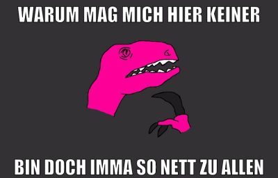 warum mag mich hier keiner bin doch imma so nett zu allen