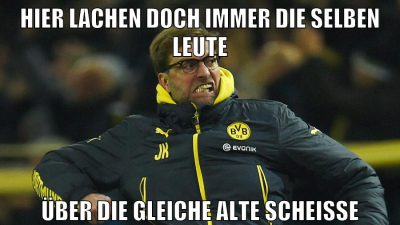 Hier lachen doch immer die selben Leute über die gleiche alte Scheiße