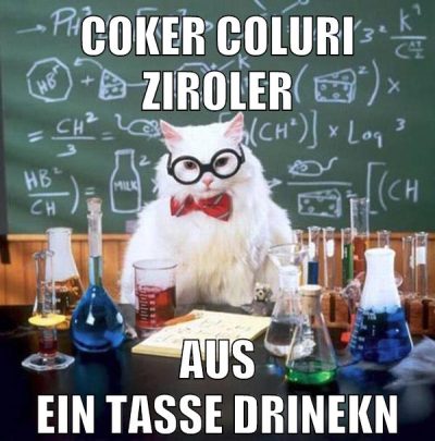 coker coluri ziroler aus ein tasse drinekn