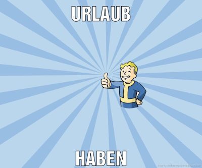 Urlaub haben