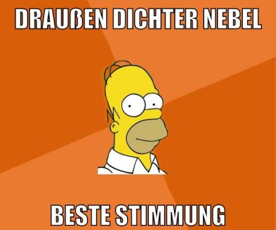 draußen dichter nebel beste stimmung
