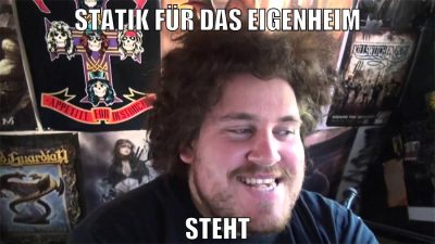Statik für das eigenheim steht