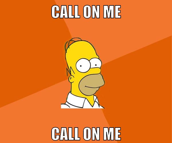 call on me call on me