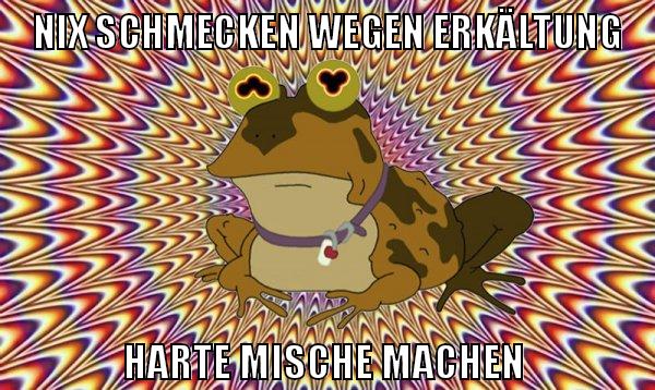 nix schmecken wegen erkältung harte mische machen