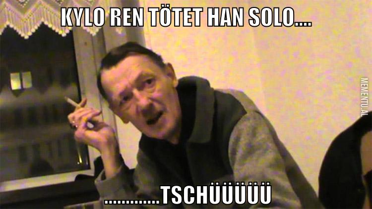 kylo ren tötet han solo.... .............tschüüüüü