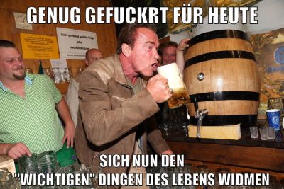 genug gefuckrt für heute sich nun den "wichtigen" Dingen des lebens widmen