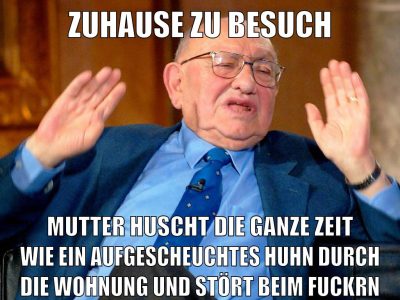 zuhause zu besuch mutter huscht die ganze zeit wie ein aufgescheuchtes huhn durch die wohnung und stört beim fuckrn