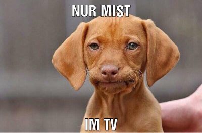 NUR MIST IM TV