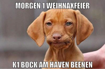 morgen 1 weihnaxfeier k1 bock am haven beenen