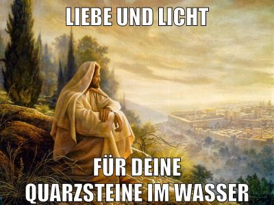 Liebe und LIcht Für deine Quarzsteine im Wasser