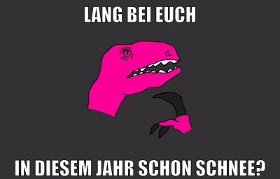 lang bei euch in diesem jahr schon schnee?