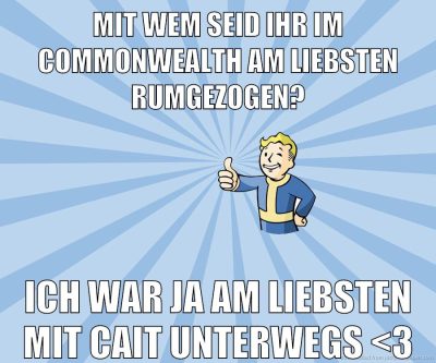 mit wem seid ihr im commonwealth am liebsten rumgezogen? ich war ja am liebsten mit cait unterwegs <3