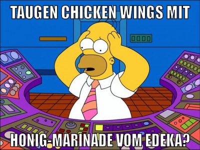 Taugen Chicken Wings mit honig-Marinade vom Edeka?