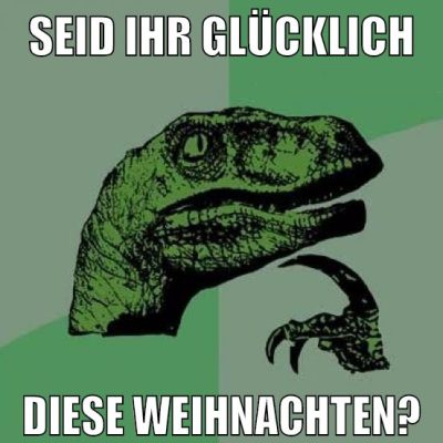 Seid ihr glücklich diese weihnachten?