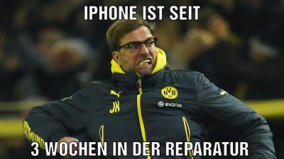 iPhone ist seit 3 Wochen in der Reparatur