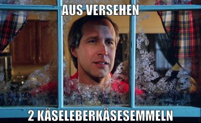 aus versehen 2 käseleberkäsesemmeln
