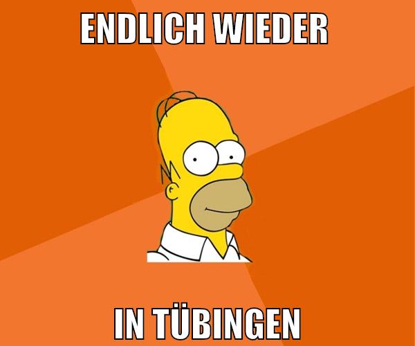 endlich wieder in tübingen