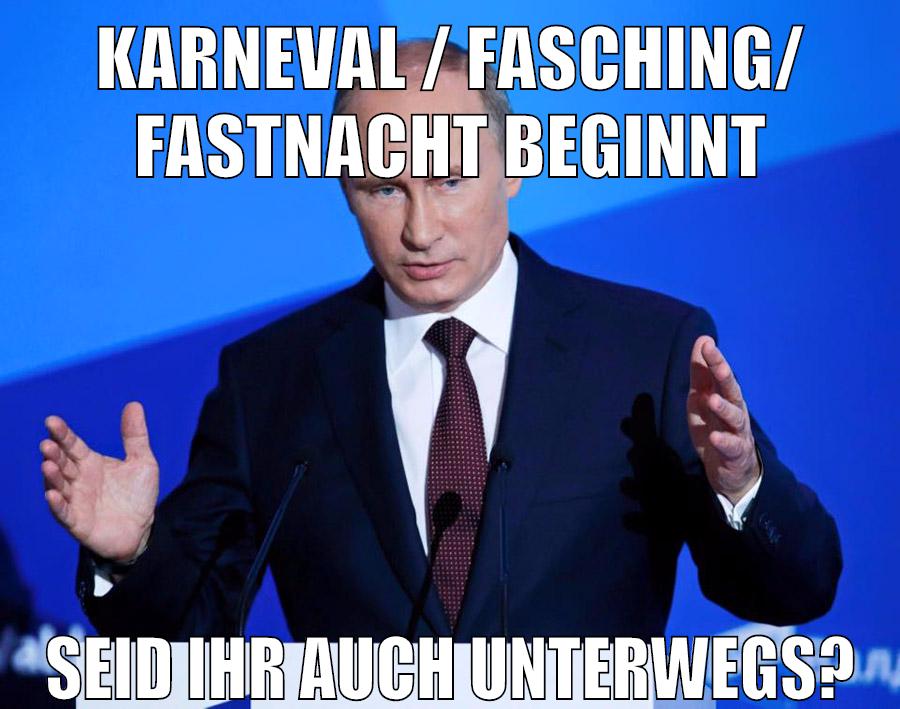 Karneval / Fasching/ Fastnacht beginnt Seid ihr auch unterwegs?