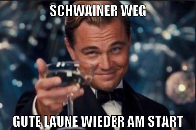 schwainer weg gute laune wieder am start