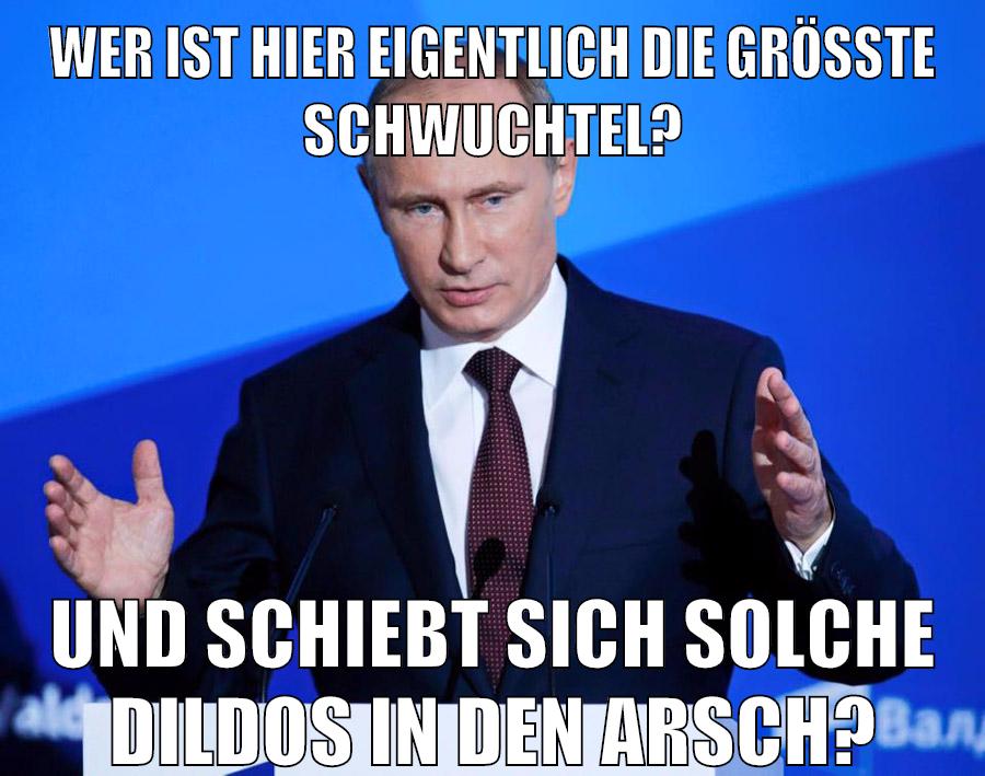 Wer ist hier eigentlich die größte Schwuchtel? Und schiebt sich solche Dildos in den arsch?