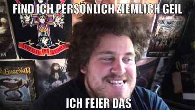 find ich persönlich ziemlich geil ich feier das