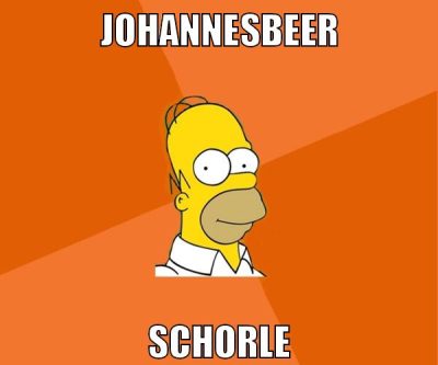 johannesbeer schorle