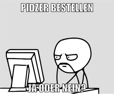 pidzer bestellen ja oder nein?