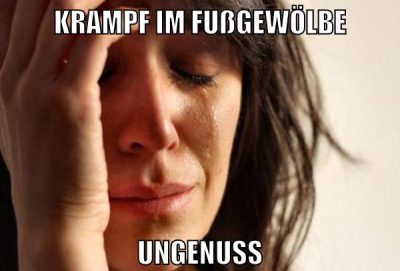 krampf im fußgewölbe ungenuss