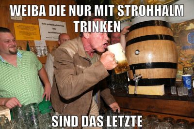 weiba die nur mit strohhalm trinken sind das letzte