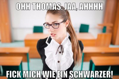 OHH THOMAS, jaa, ahhhh fick mich wie ein schwarzer!