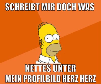 schreibt mir doch was nettes unter mein Profilbild herz herz