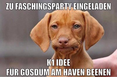 zu faschingsparty eingeladen k1 idee für gosdüm am haven beenen