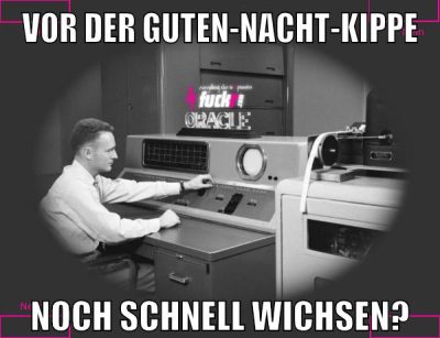 vor der guten-nacht-kippe noch schnell wichsen?