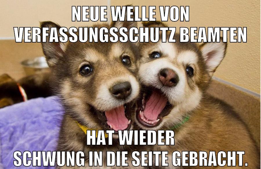 neue welle von verfassungsschutzbeamten hat wieder schwung in die seite gebracht.