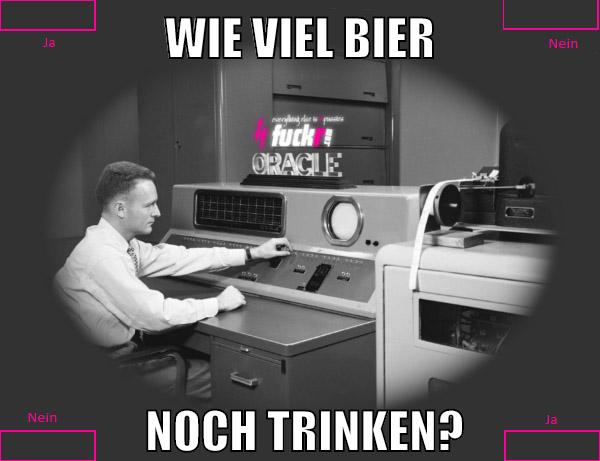 Wie viel Bier noch trinken?