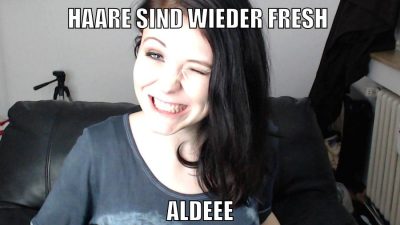 haare sind wieder fresh aldeee