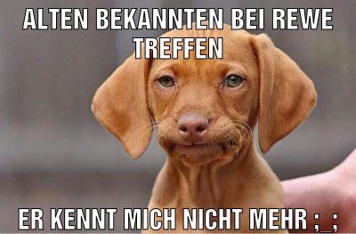 alten bekannten bei rewe treffen er kennt mich nicht mehr ;_;