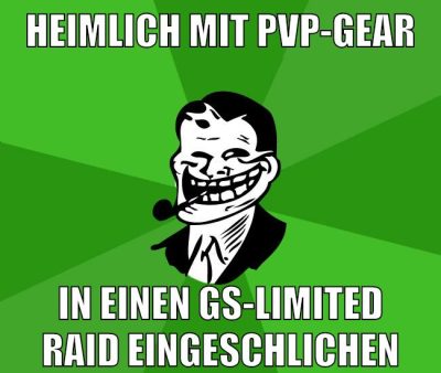 HEIMLICH MIT PVP-GEAR IN EINEN GS-LIMITED RAID EINGESCHLICHEN