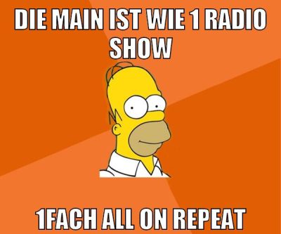 die main ist wie 1 radio show 1fach all on repeat