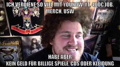 ich verdiene so viel mit younow, yt, 400€ job, merch, usw habe aber kein geld für billige spiele, cds oder kleidung